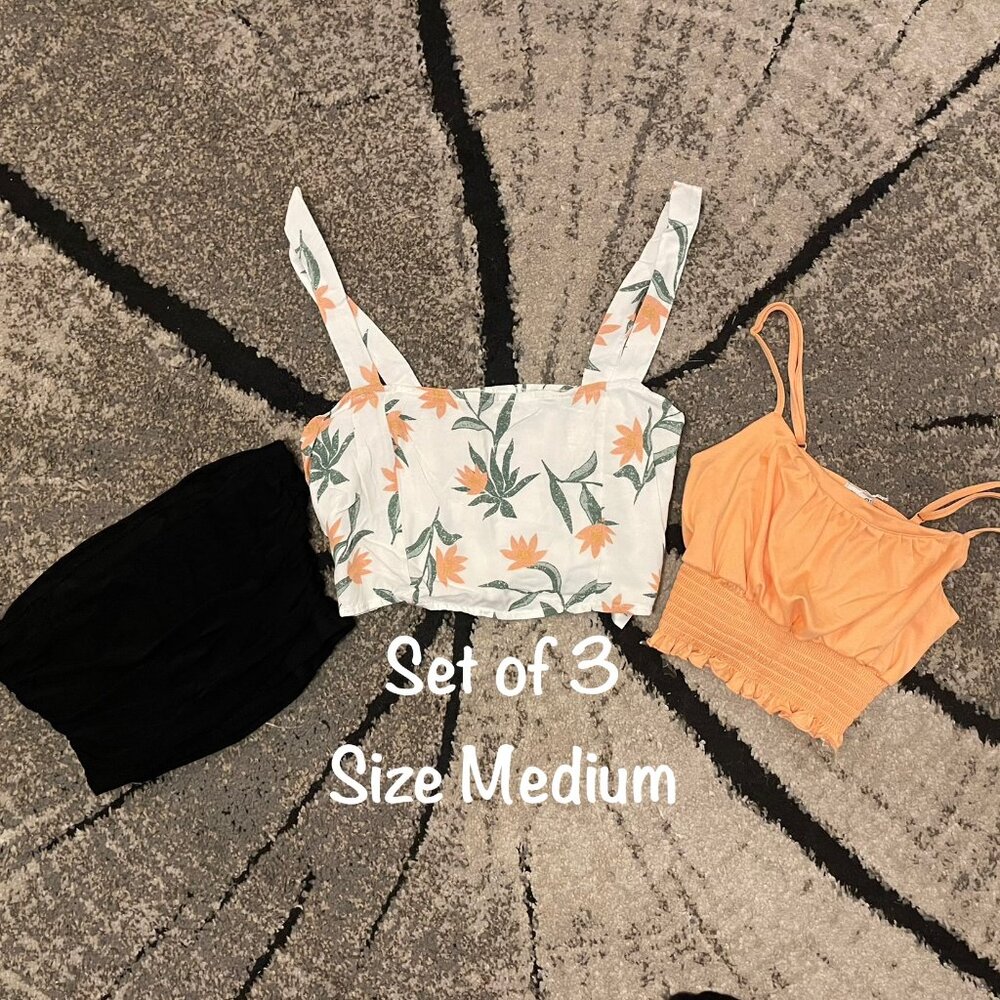 Set of 3 Women's Size Medium Tops